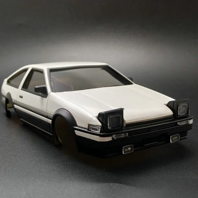 1/28 RC MINID дрейф Гоночная машина TOYO грузоподъемностью AE86 корпуса шасси автомобиля