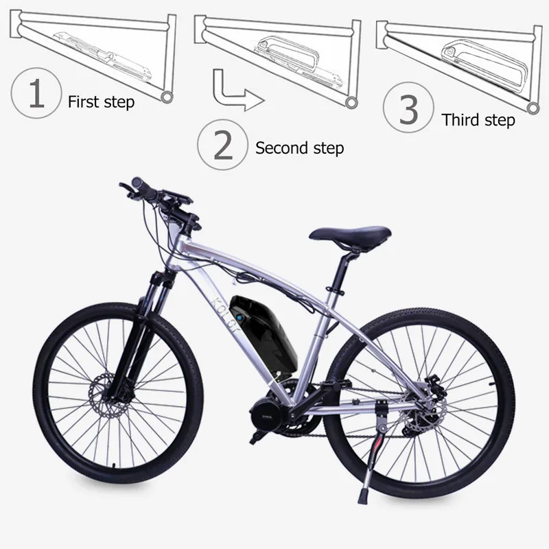 Новое поступление литиевая батарея для электровелосипеда 48 В 52 в 13 Ач 12 14 чехол