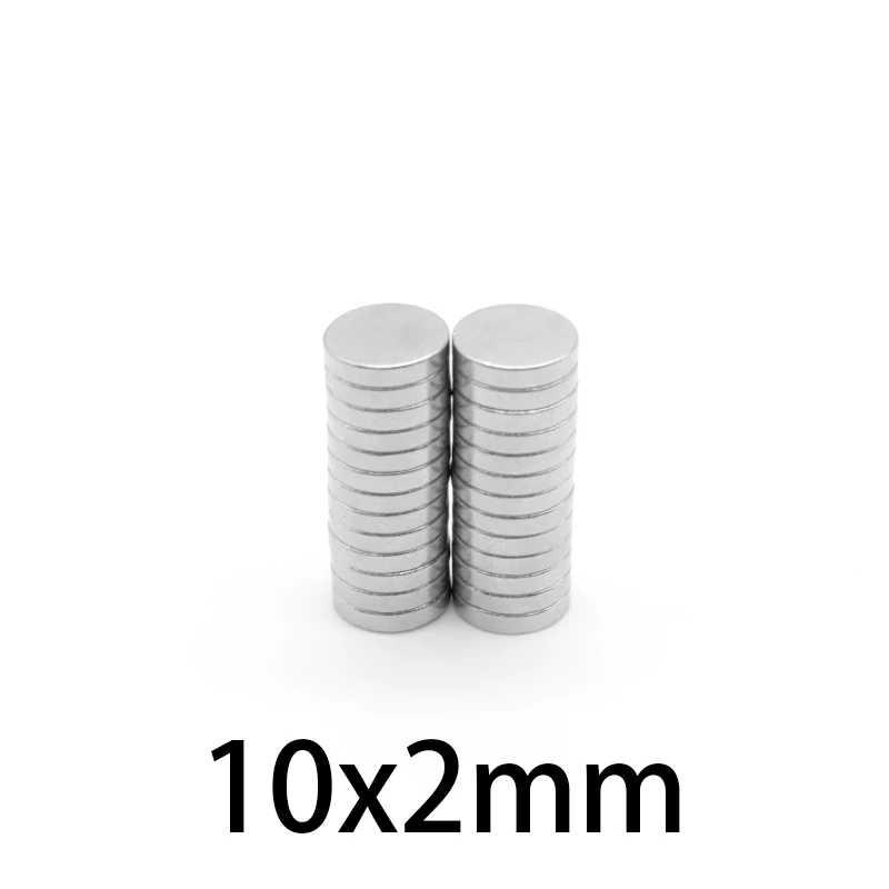 Круглый Мощный магнит на холодильник 10-300 шт. 10x2 мм неодимовый дисковый 10 x 2
