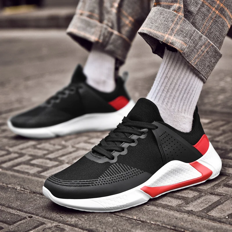 Мужская Вулканизированная обувь с воздушной подушкой сетчатые дышащие