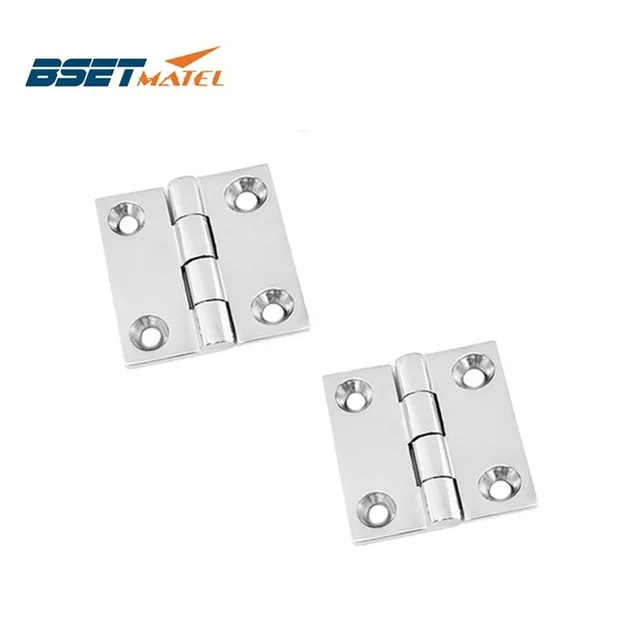 

2PCS/Pair Heavy Duty SS 316 marine grade 2inch 50*50mm cast Boat Caravan RV Deck Cabinet Drawer Door Strap Butt Hinge Hardware