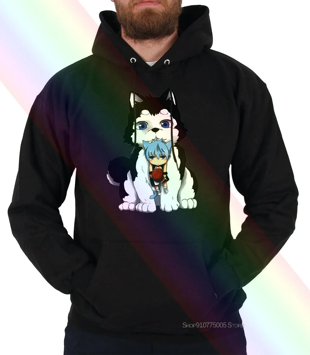 Мужская толстовка без корзины Kuroko белая модная с коротким рукавом толстовки топы