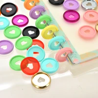 100pcs 28mm colorful planner discs mushroom binder ring notebook binder dicsc expander rings planner accessories school supplies