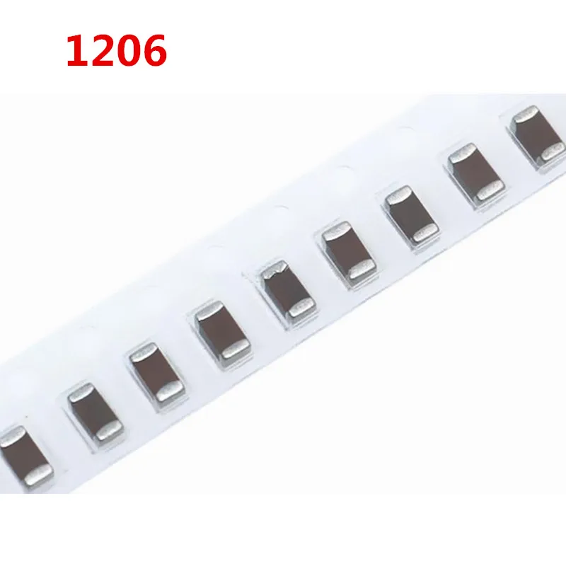 100 шт. Бесплатная доставка конденсатор 1206 SMD 10 мкФ 25V 106K X7R | Электронные компоненты