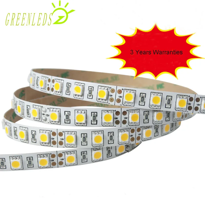 Светодиодные ленты SMD5050 IP20/IP65/IP67 водонепроницаемые 72 светодисветодиодный s/m