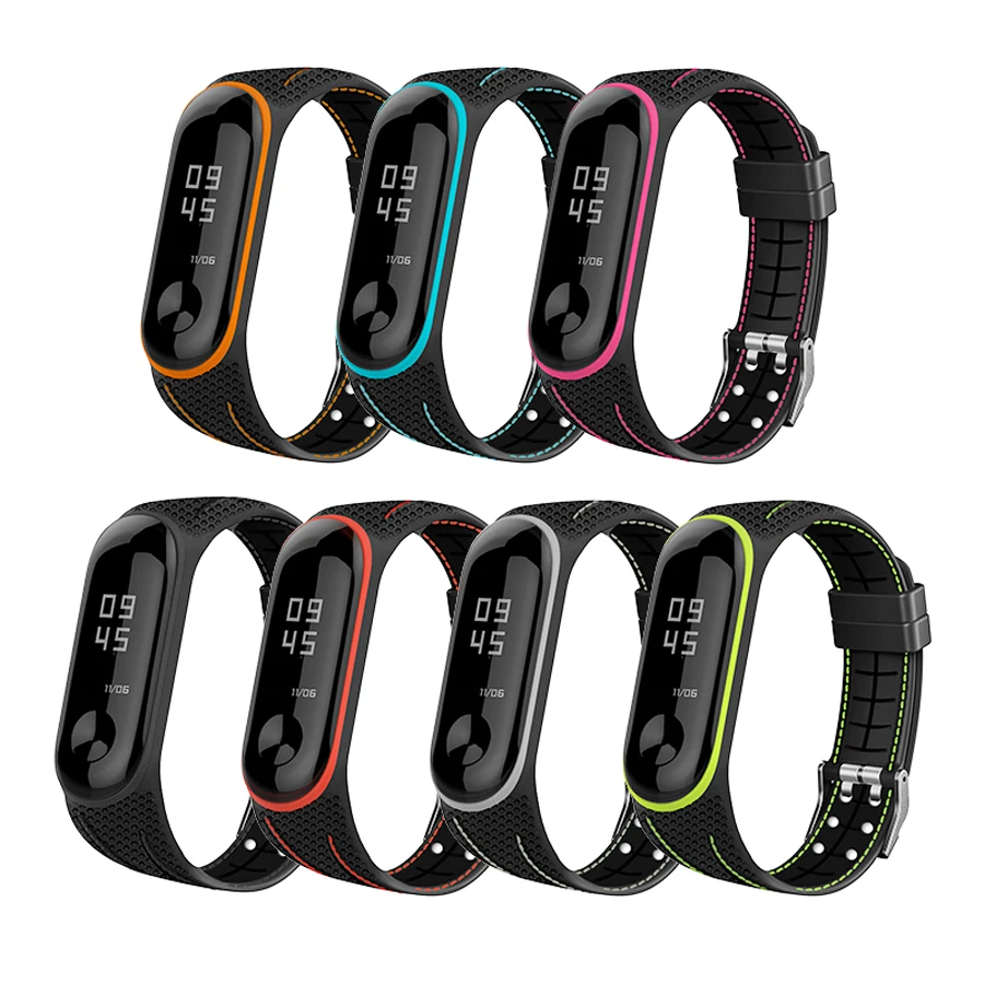 

For Mi Band 4 Strap Honeycomb Style Strap For Xiaomi MiBand 3 4 Sport Silicone Bracelet For Xiaomi Mi Band 4 3 Watch Bracelet