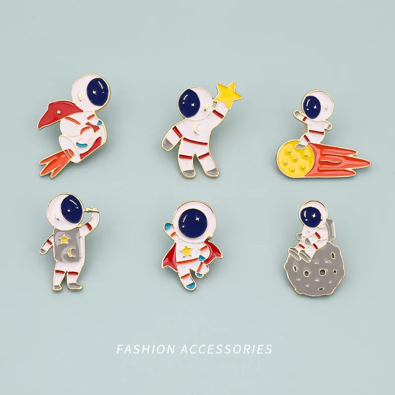 

Значок астронавта, милая значок астронавта, украшение сумки, значок, катушка, фотография