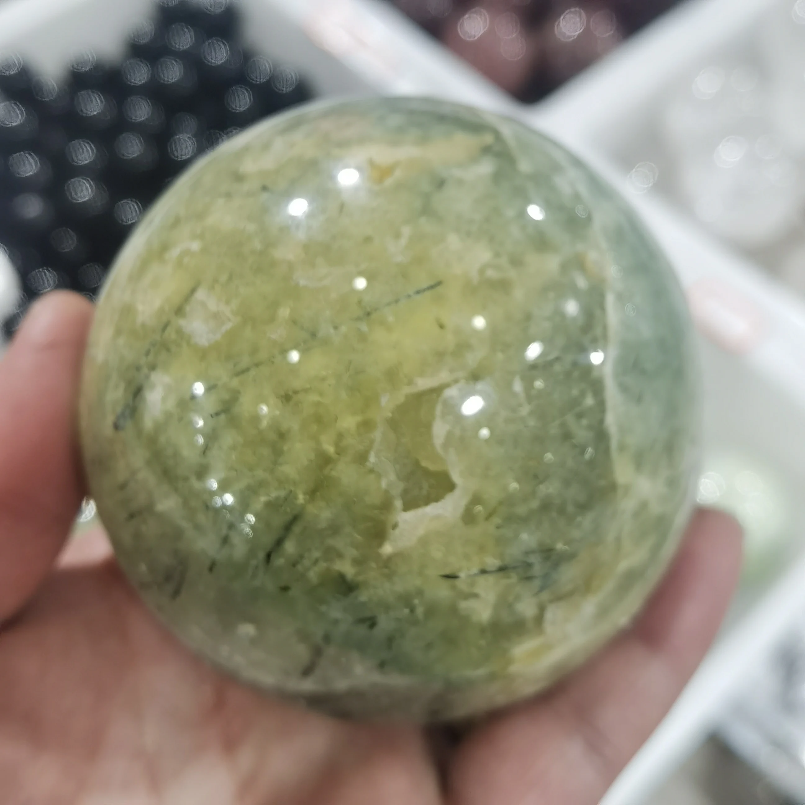 

Natural stones Druzy agate crystals geode home decoration Agate with druzy vug open sphere crysral cluster An amethyst