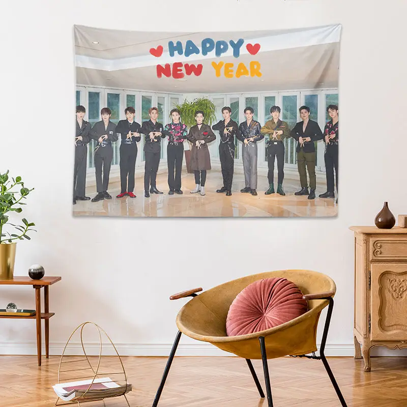 R1SE мужская команда Чжоу чжэнань фон настенная ткань подвесная ткань для общежития прикроватная комната Настенный декор гобелен фото покрытие