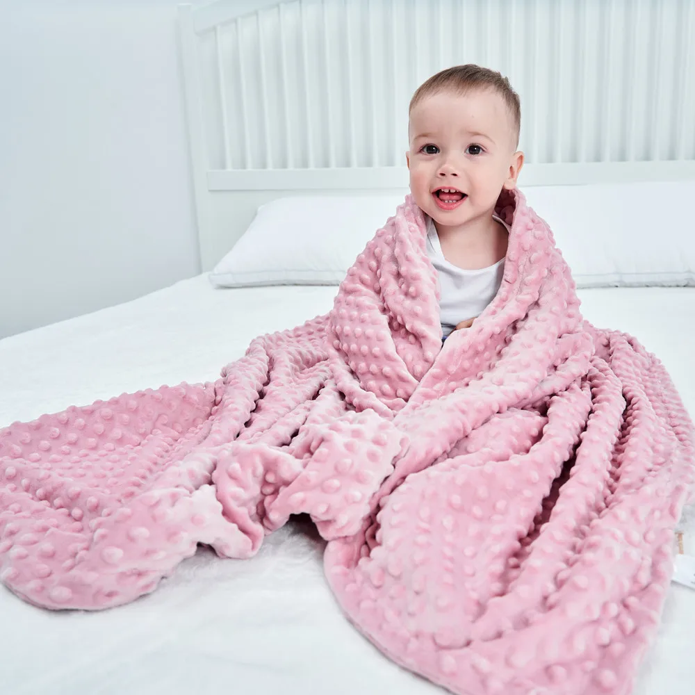 

Double Fleece Blanket Newborn Baby Swaddling Quilts Infant Flannel Swaddle Receiving Blankets Baby Comforter Toddler Bedding Mat