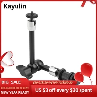 kayulin 9 inch articulating magic arm with shoe mount versatile for monitor photo studio accessories