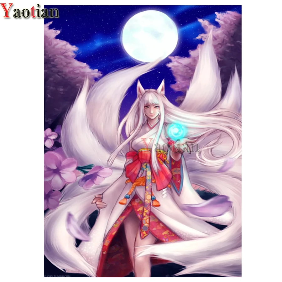 

Полная круглая/квадратная Алмазная вышивка мультяшный Большой глаз Осьминог девушка сделай сам 3D Алмазная живопись вышивка крестиком укра...