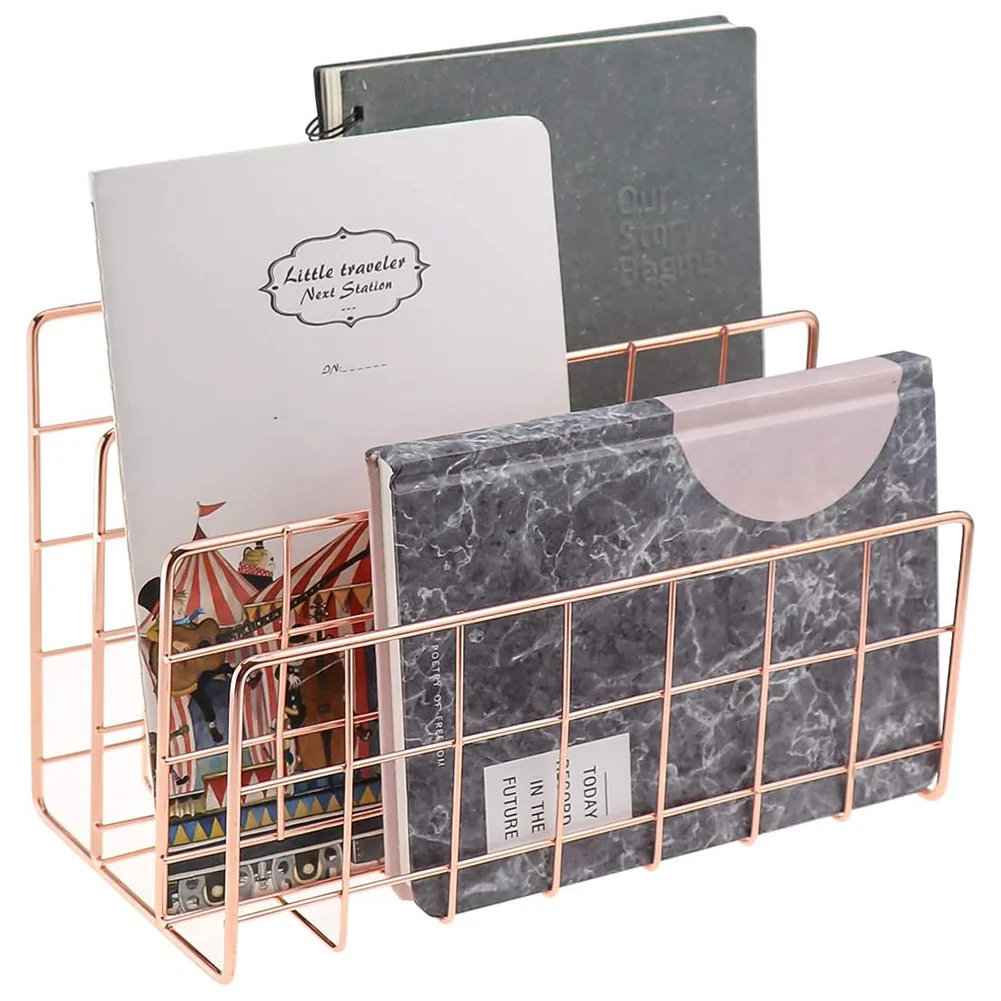 Металлическая корзина для хранения в скандинавском стиле минималистичный