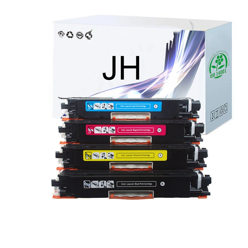 Картридж с тонером совместимый JH CF350 CF351A CF352A CF353A 350A 130A для hp Color LaserJet Pro MFP M176n M176 M177fw