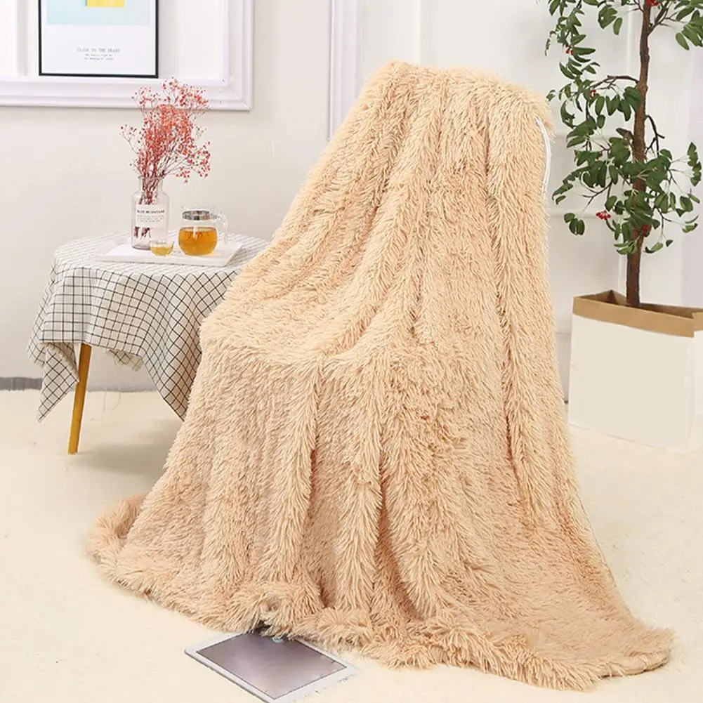 

Faux Fur Blanket Great Large Plush Fluffy Faux Fur Blanket Cozy Chic Accent Fur Blanket