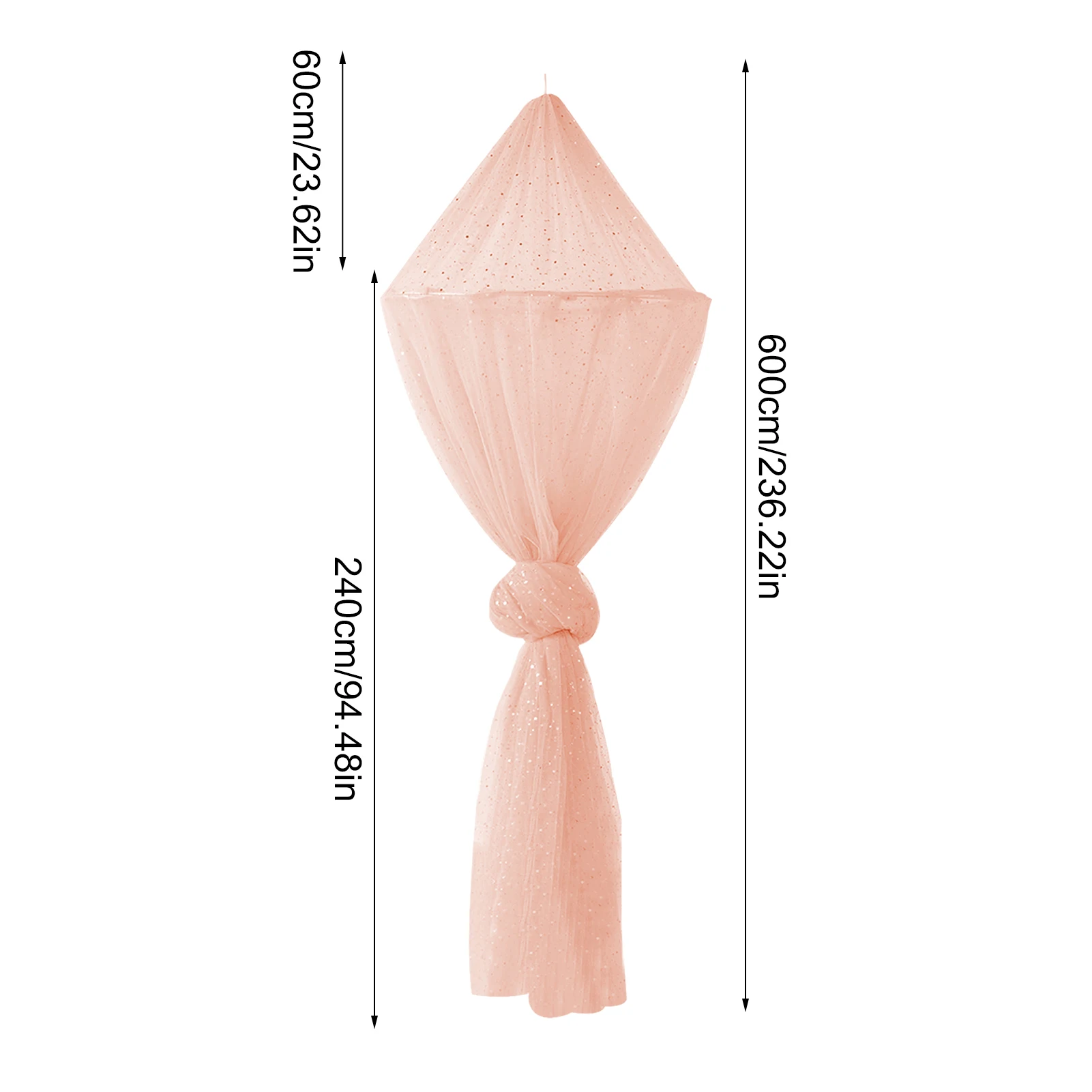 

Anti-Net Star Sequin Dome Mesh Baby Crib Curtain High-quality Baby Romantic Bed Curtains Bedspread For Camping Travel Protable