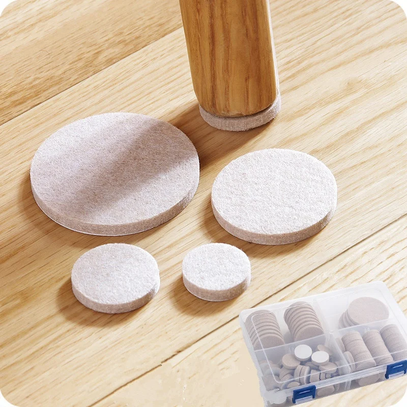HTHL 100Pcs самоклеящаяся мебель коврик для ног войлочные колодки Противоскользящий