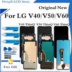 ЖК-дисплей AMOLED с сенсорным дигитайзером в сборе и рамкой для LG V40 ThinQ V50 V60