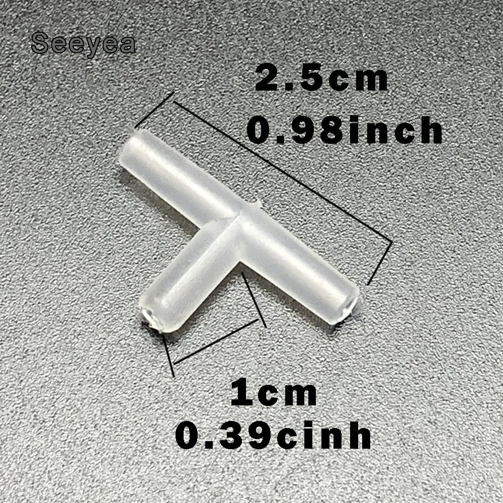 Соединитель воздушной трубки для аквариума 4 мм воздушный насос Прямое