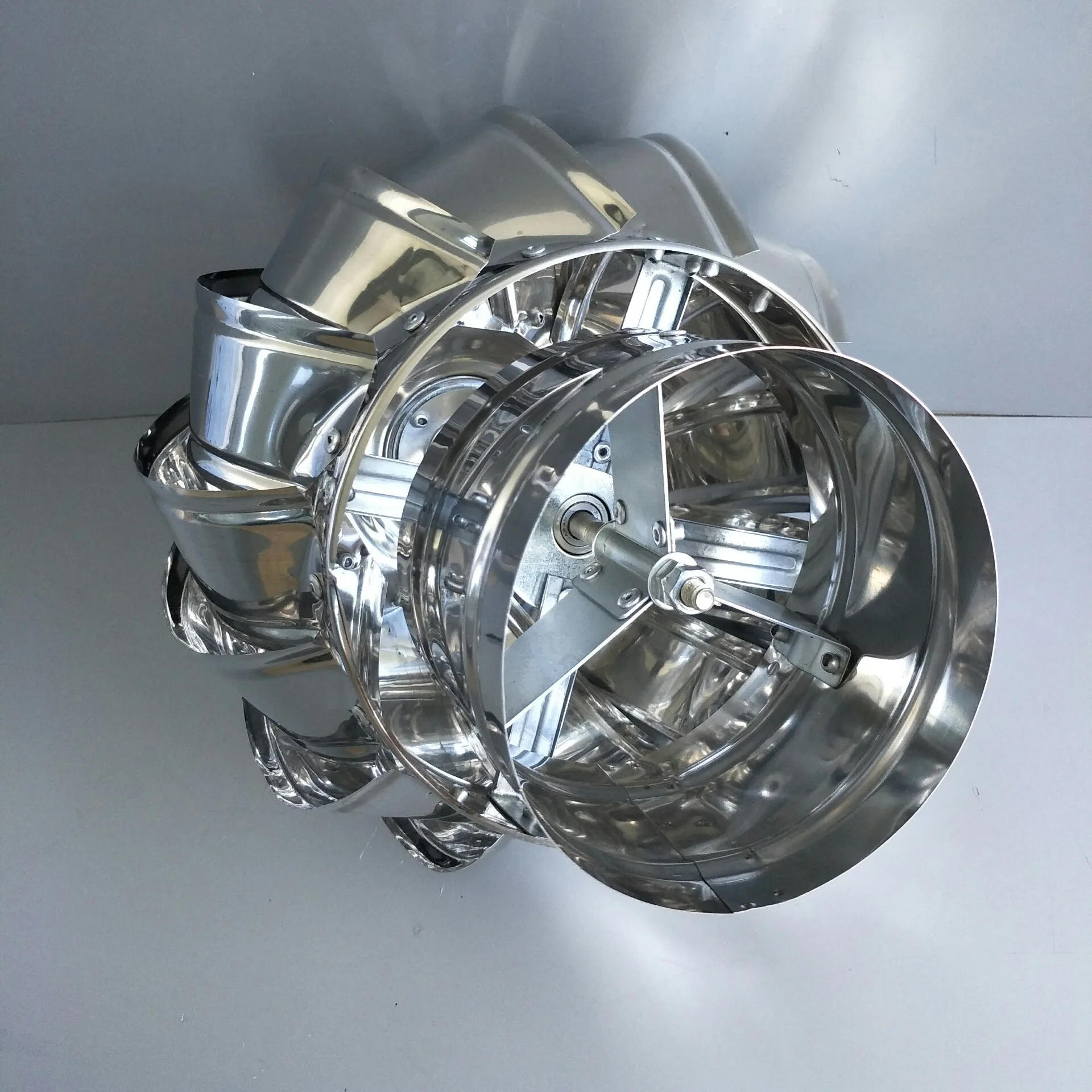 Нержавеющая сталь вращающийся дымоход крышка капота Spinner анти-вниз 100/150 мм Pipefit крыши вентилятор без питания