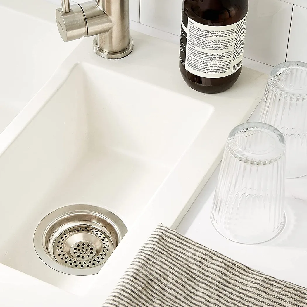 3Pcs Kitchen Sink Steel Plug Straine Bathroom Floor Drain Slag Trap Filter Cover Hair Catcher Household Basin | Дом и сад