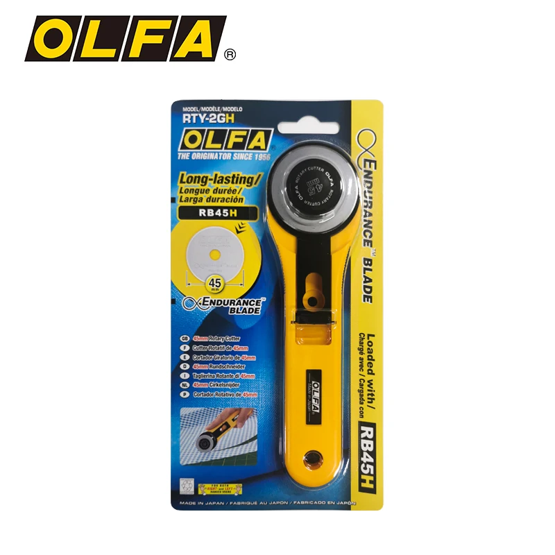 

Olfa Patchwork Leather Hob 45mm Cloth Cutting and Sewing Flat Rubber Band Wheel Knife 41b Cutting Knife RTY-2 / GH