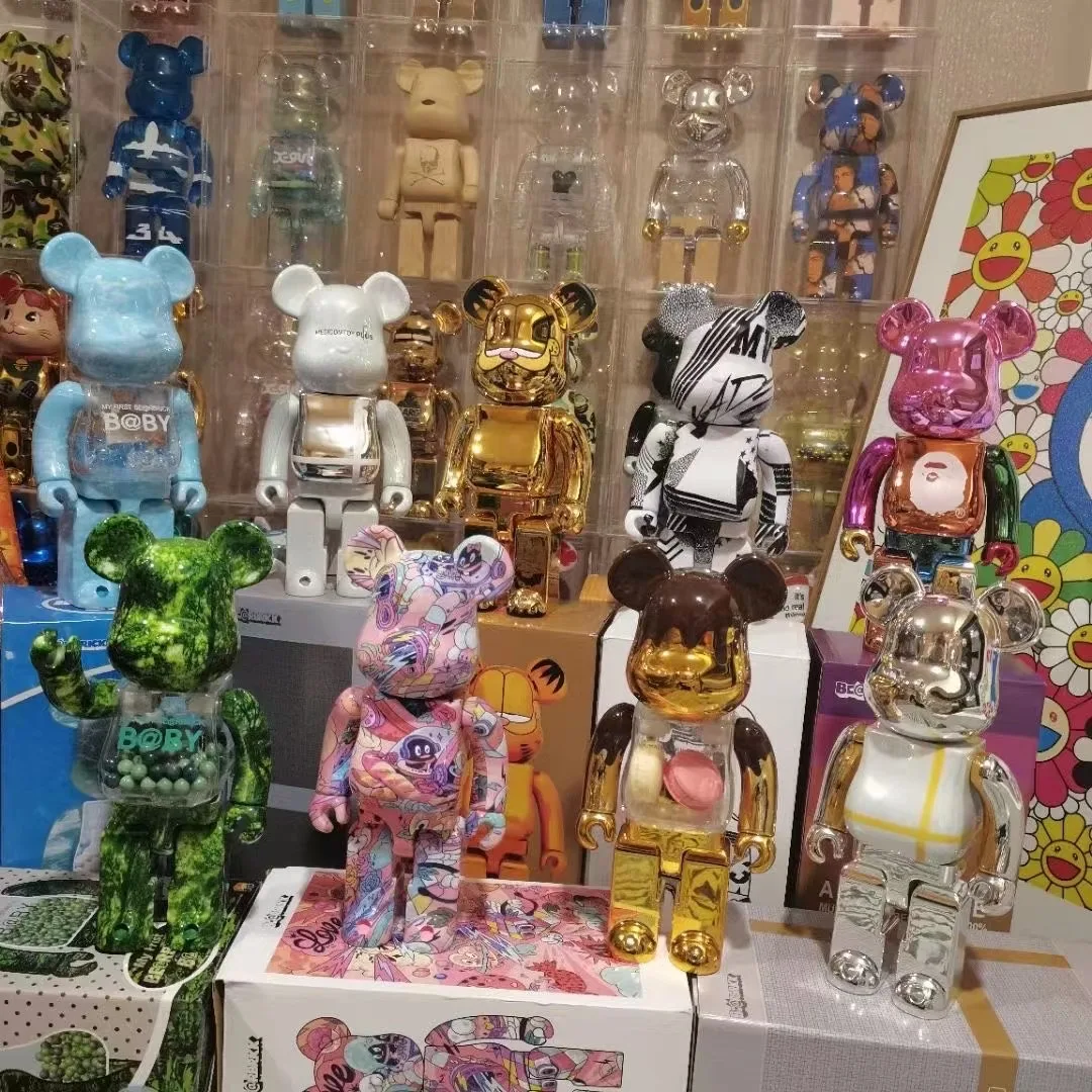 Модная искусственная игрушка 400% 28 см BEARBRICK Шанхай Макао ограниченная модель
