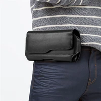 casual handbag phone pouch hanging waist bag black classic belt clip pouch case for samsung for huawei mobile belt small purse