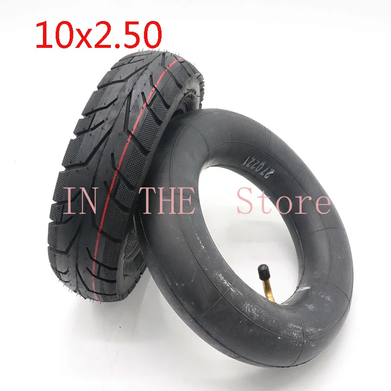 

High Performance 10x2.50 Inner Outer Tire 10 Inch Thickening Tyre for Electric Scooter Balance Drive Bicycle Parts
