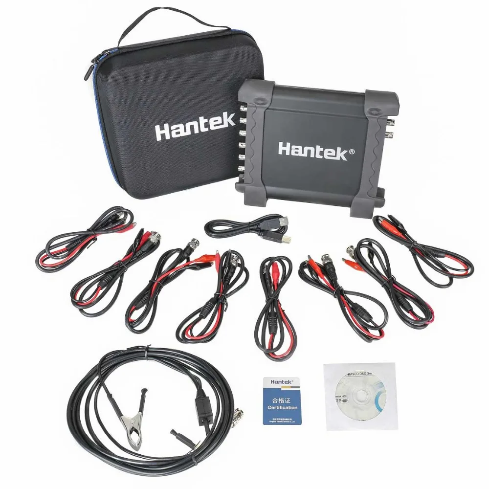 Hantek 1008C 8 Каналы Программируемый генератор автомобильной осциллограф цифровой