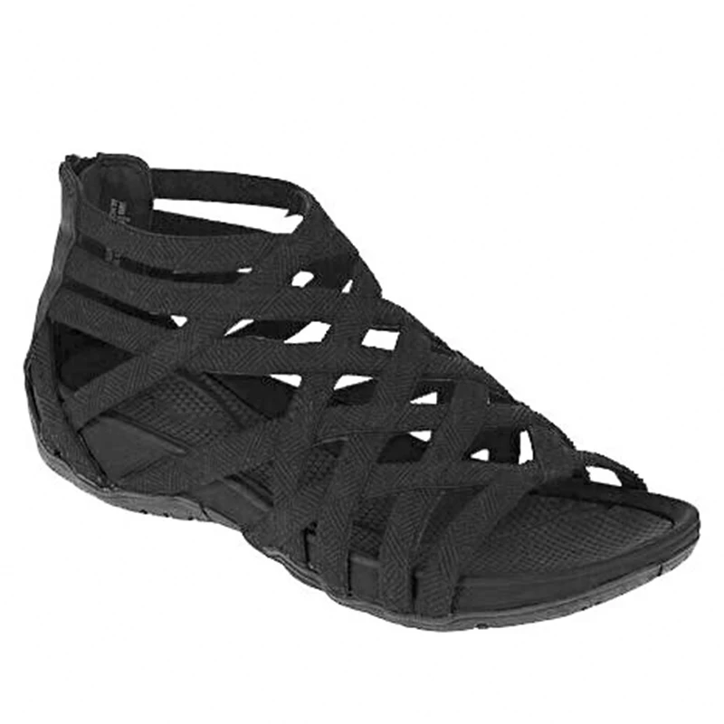 

Women Sandals Round Toe Hollow-Out Breathable Casual Shoes Ladies Flats Open Toe Female Shoes Summer Rome Beach Women's Sandal