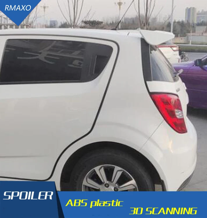 Спойлер для заднего крыла автомобиля из АБС пластика Aveo 2009 2017 Chevrolet Aveo|Спойлеры и