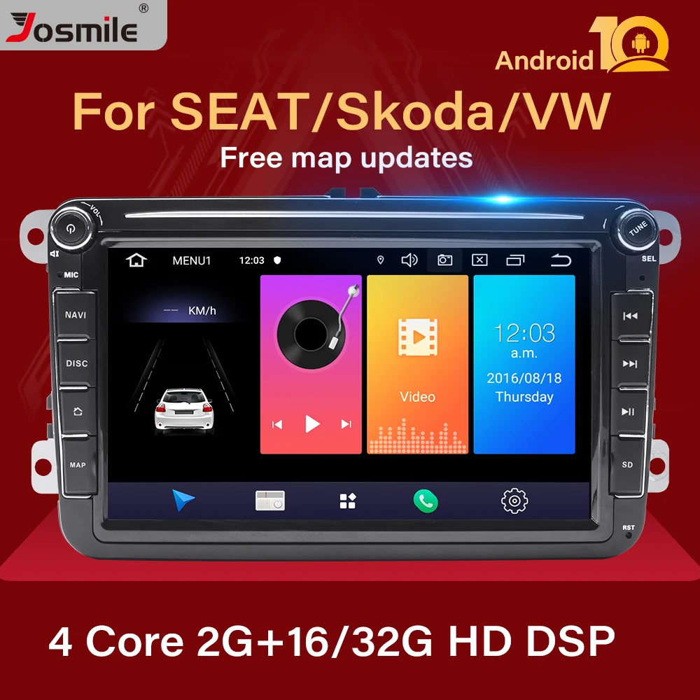 Автомагнитола 2 Din на Android 10 с GPS навигацией для VW Passat B6 amarok volkswagen Skoda Octavia superb Jetta T5 golf