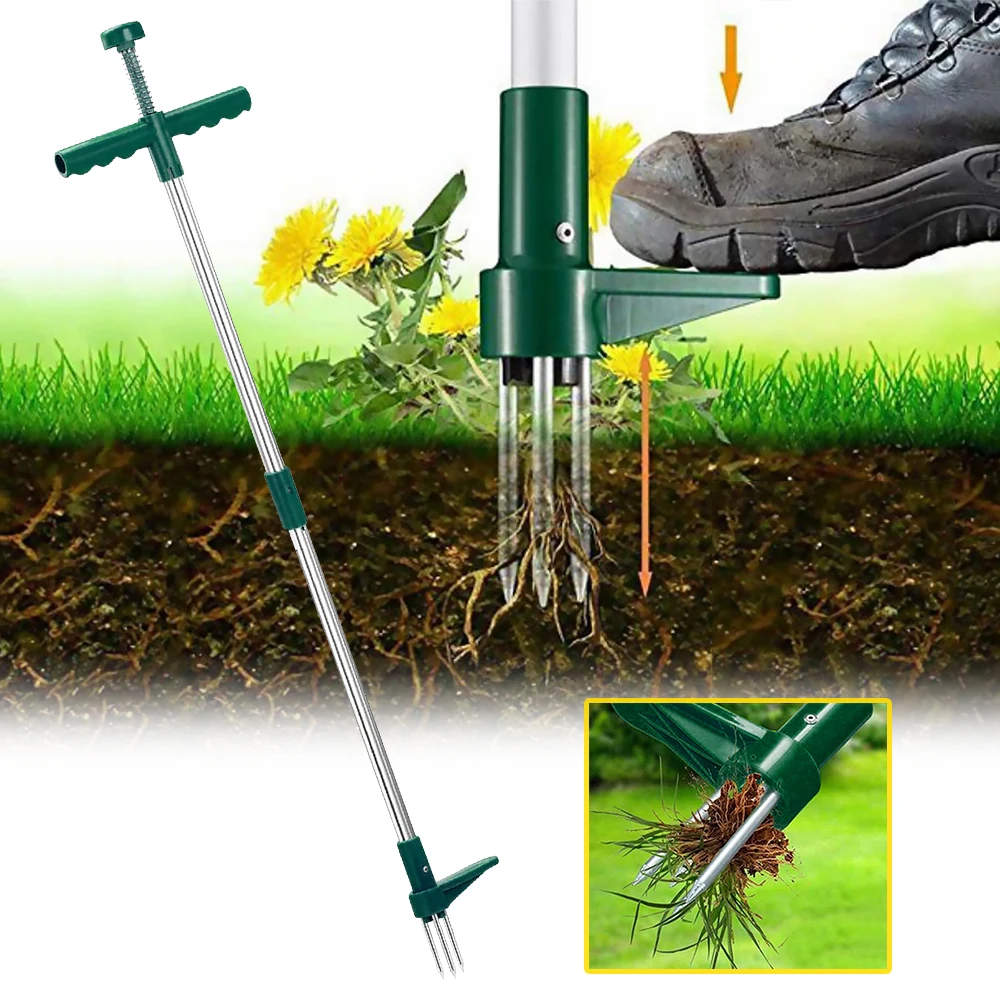 

Портативный инструмент для удаления корней, инструмент для удаления когтей на Садовой лужайке с длинной ручкой, инструмент для удаления со...