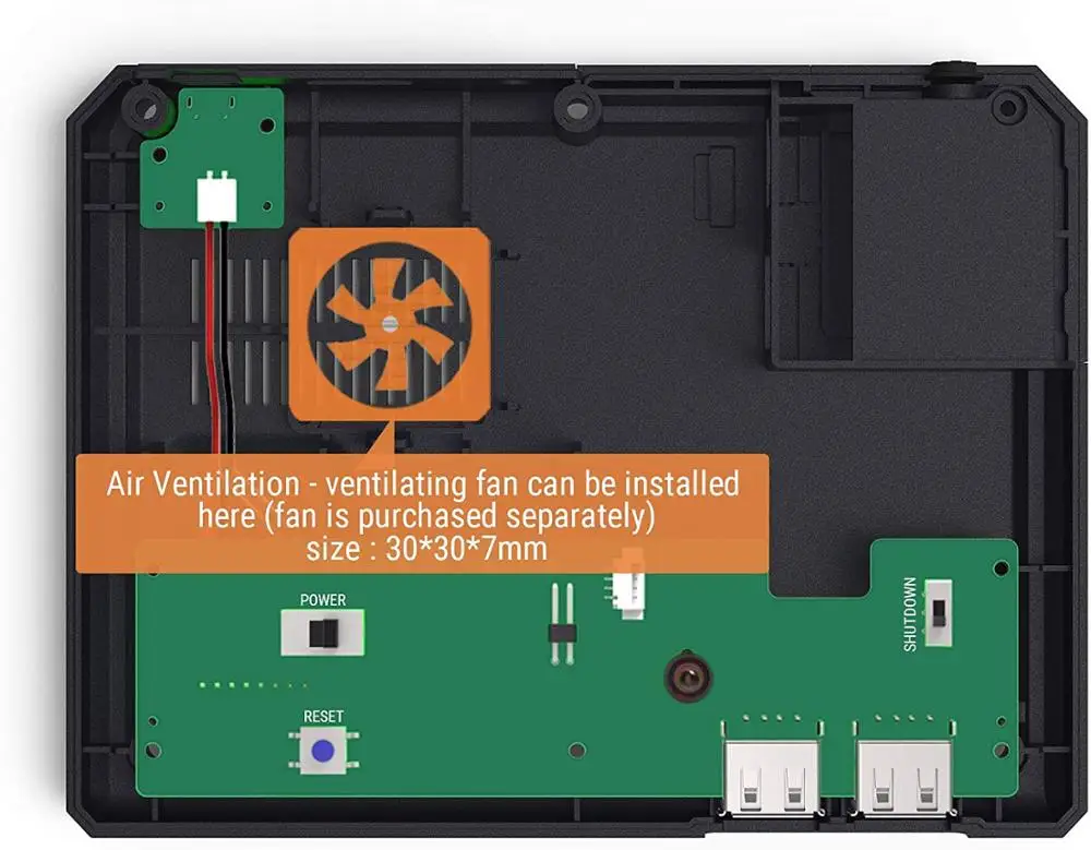 Retroflag MEGAPi CASE with Safe Shutdown &amp Reset for Raspberry Pi 3 B+ (B Plus) 2 MD Case | Электроника