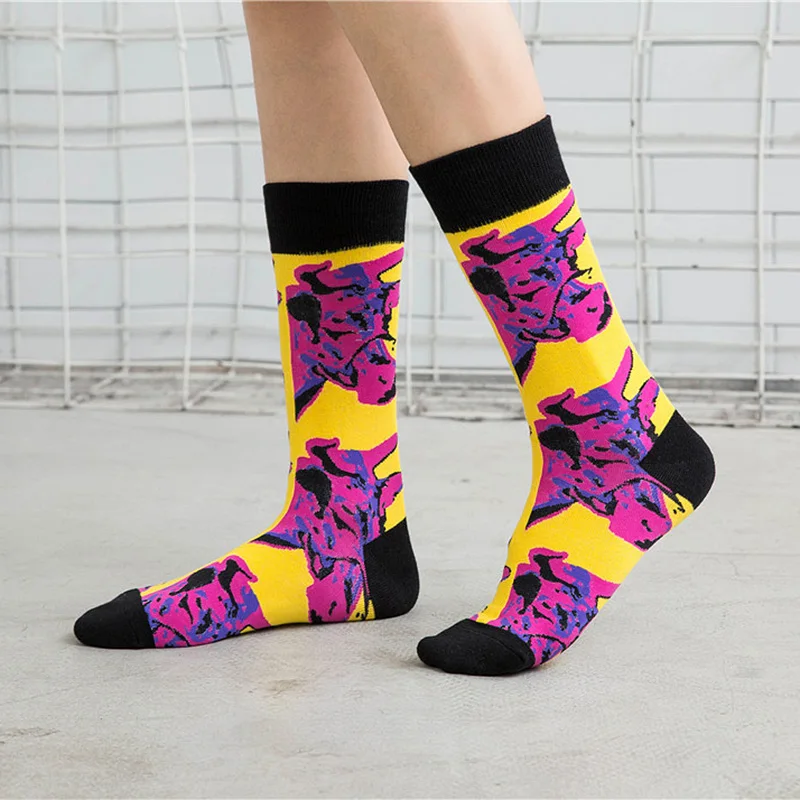Оригинальные уличные модные носки для скейтборда в стиле хип хоп индивидуальные