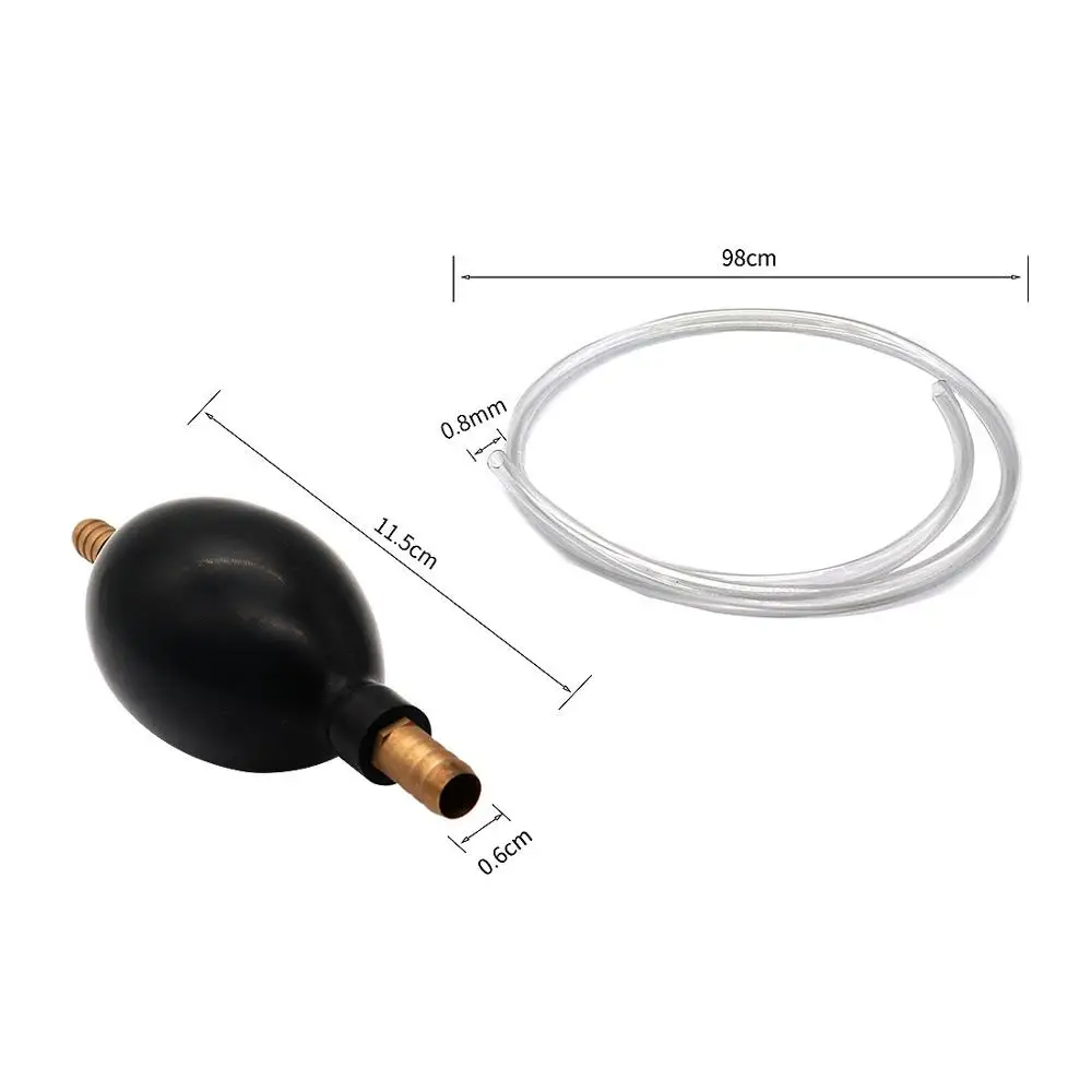 Ручной вакуумный насос резиновый + алюминиевый ручной 6 мм с насосом для