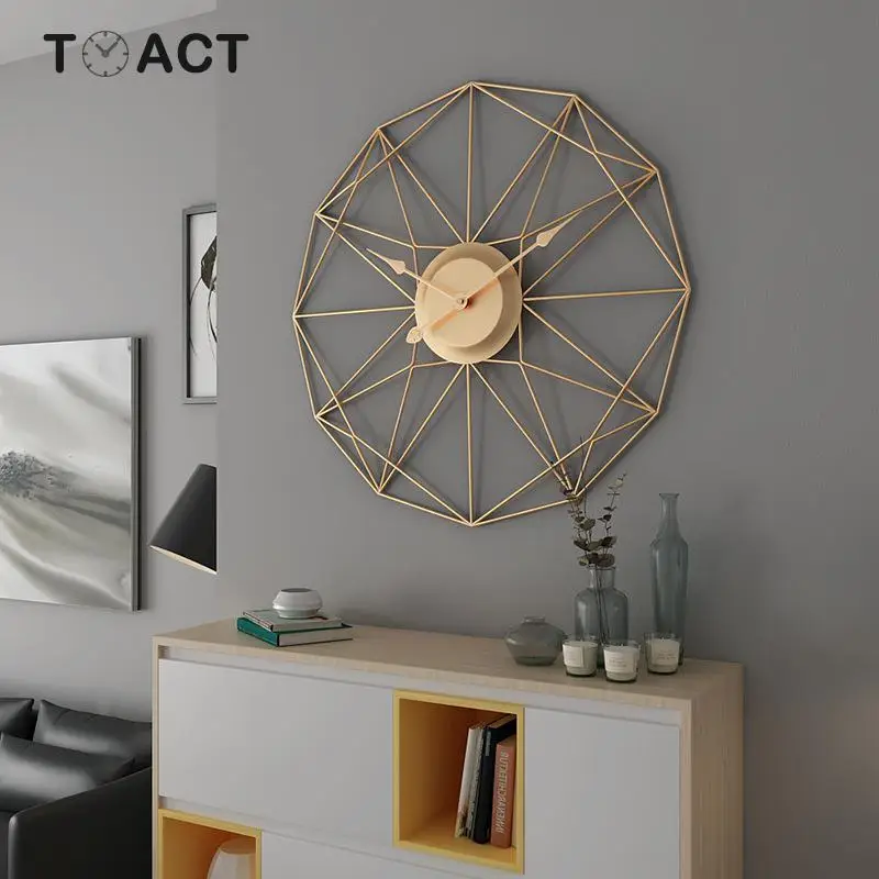 Настенные часы в скандинавском стиле украшение для гостиной настенные с