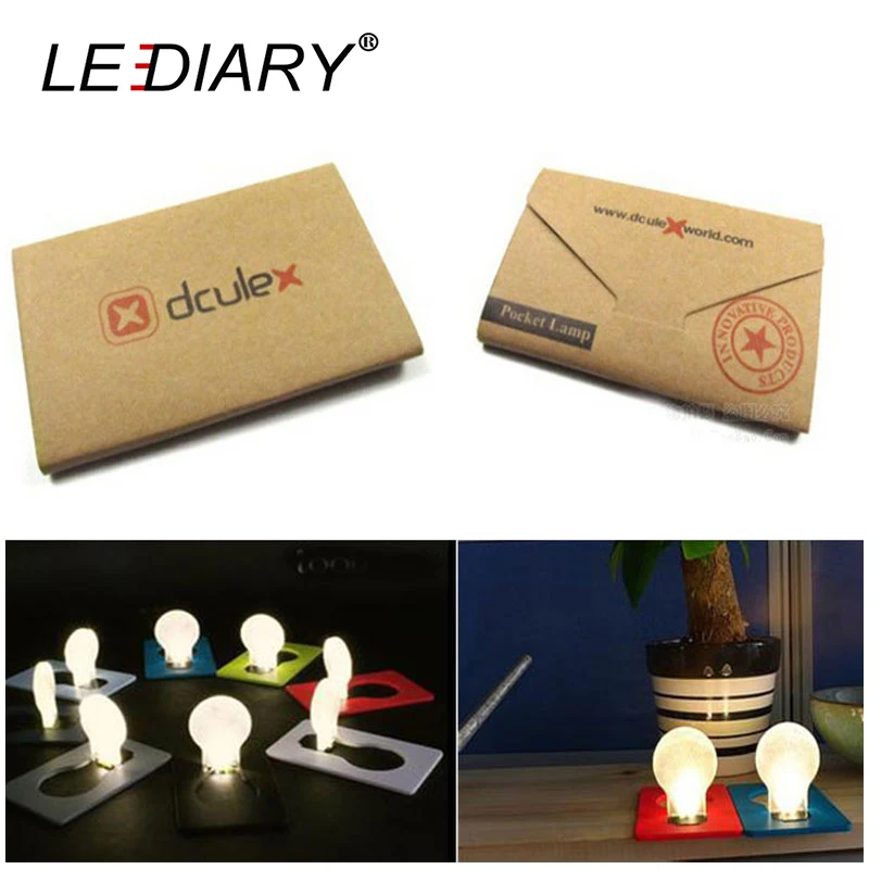 LEDIARY 10 шт. хит продаж портативная Светодиодная лампа для карт/мини в форме