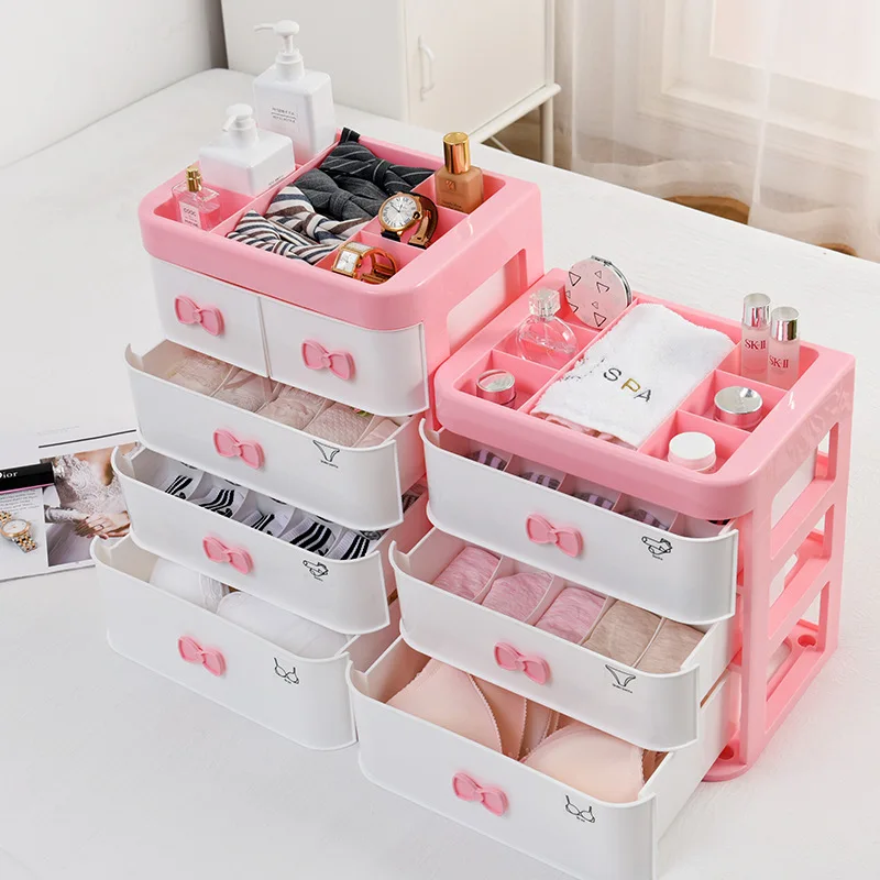 Новый шкаф для хранения нижнего белья органайзер одежды ящик пластиковая