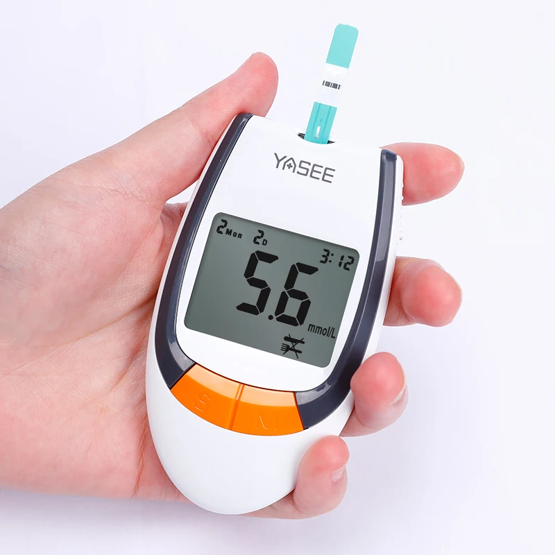 

Portable Blood Sugar Meter Diabetes Tester Blood Glucose Meter with 50Pcs Test Strips Lancets Glucometer Kit Diabetic Testing