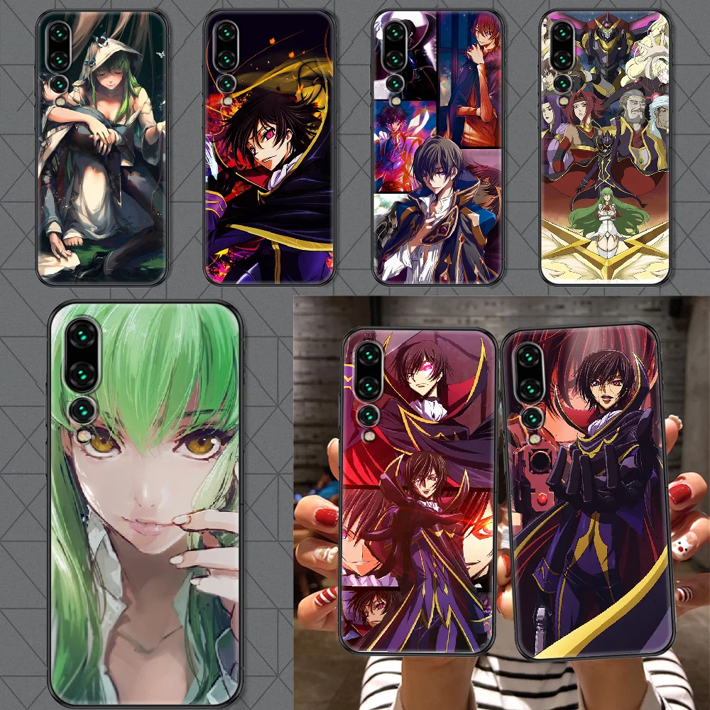 Code Geass аниме чехол для телефона Huawei P Mate P10 P20 P30 P40 10 20 Смарт Z Pro Lite 2019 черный мягкий
