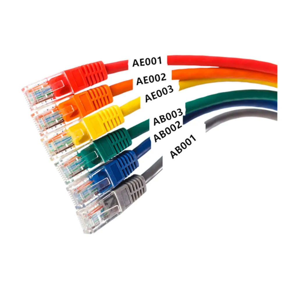 50 Pack M21 750 499 Nylon Label Ribbon Black On white For BMP ...