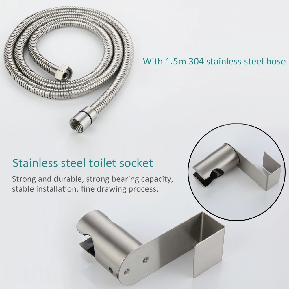 Смеситель для биде из нержавеющей стали латунный Т адаптер душа ванной комнаты 1 5