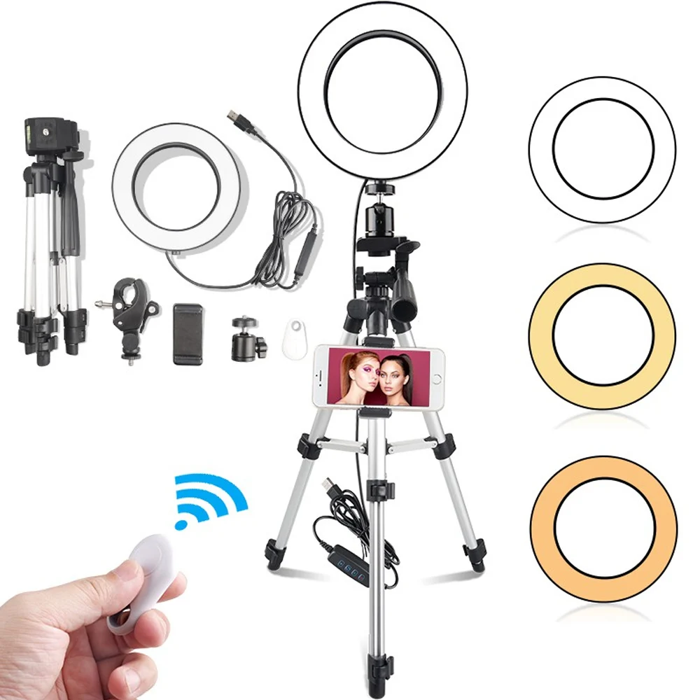 Колпак 6-дюймовый светодиодный кольцевой светильник с растягивающейся