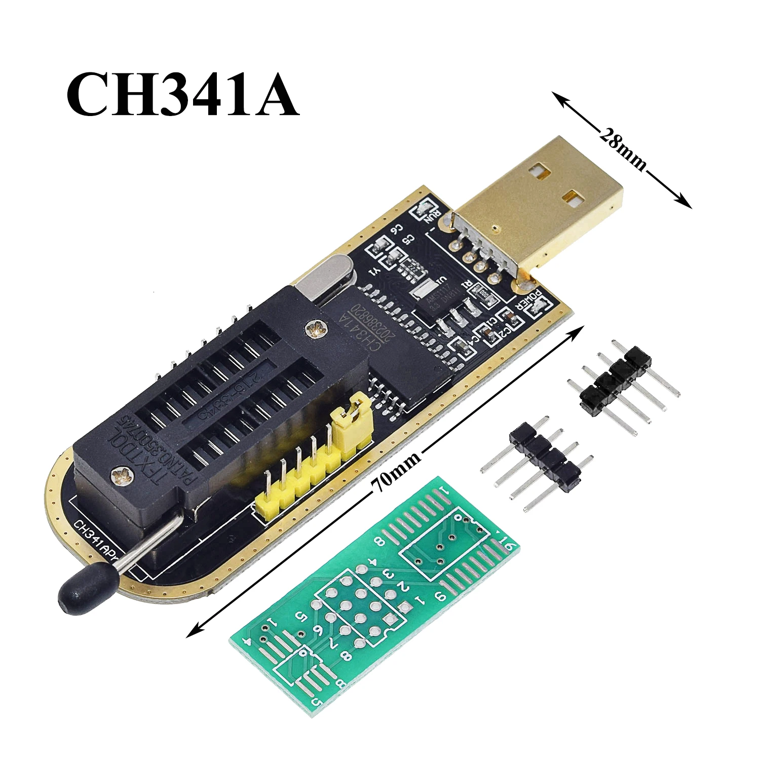 CH341A 24 25 серия EEPROM Flash BIOS USB программист с программным обеспечением и драйвером CH341