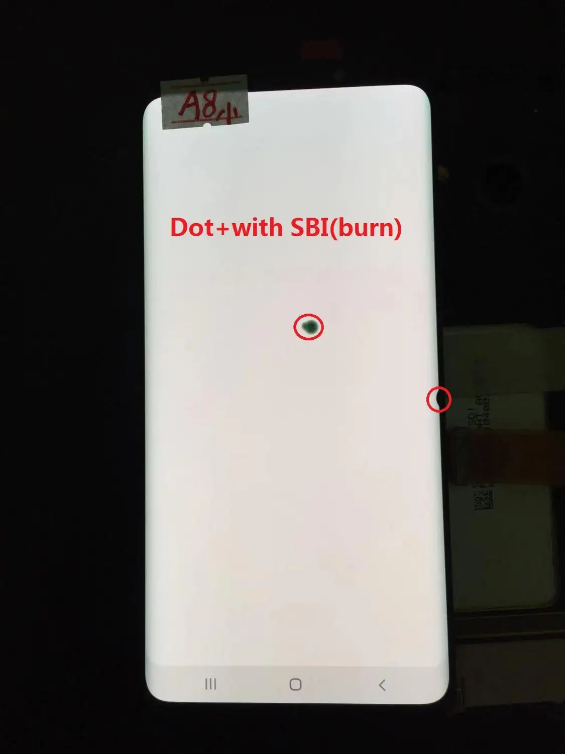 NO.A8 with SBI AMOLED Замена для SAMSUNG Galaxy S9 PLUS ЖК сенсорный экран дигитайзер без рамки G965 дисплей - Цвет: NO.A8 with SBI