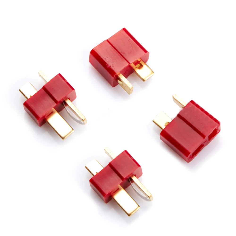 20 шт./10 комплектов Т-образные штекерные гнездовые разъемы для аккумулятора LiPo RC |