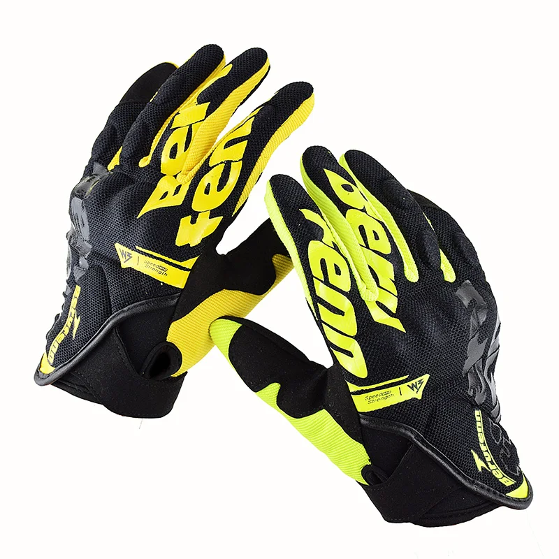 Мужские мотоциклетные перчатки Vemar дышащие с закрытыми пальцами для езды на