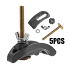 Прямая поставка, 5 шт.компл., наборы пластин с чпу, детали для гравировальных станков, нажимная пластина, зажимное крепление для рабочего стола с т-образным пазом